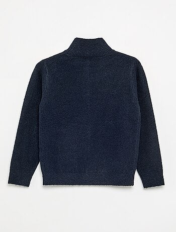 Camisola de manga comprida e gola alta