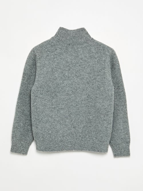 Camisola de manga comprida e gola alta - Kiabi