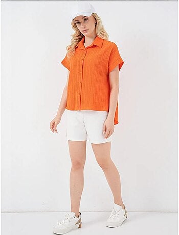 Camisola de manga curta às riscas bdart