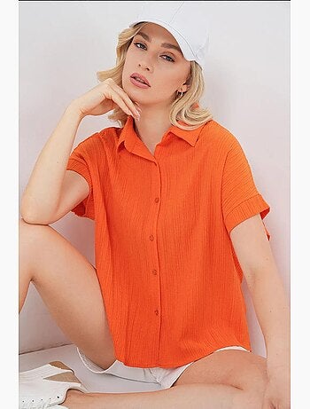 Camisola de manga curta às riscas bdart