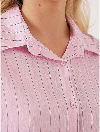 Camisola de manga curta às riscas bdart