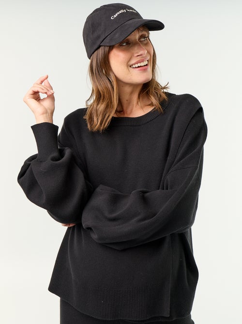 Camisola de maternidade lisa - Kiabi