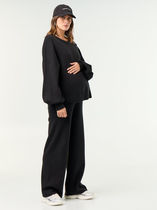 Camisola de maternidade lisa - Kiabi