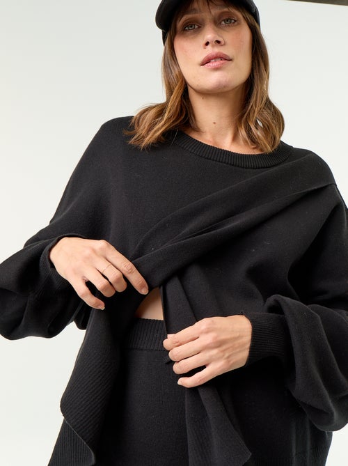 Camisola de maternidade lisa - Kiabi