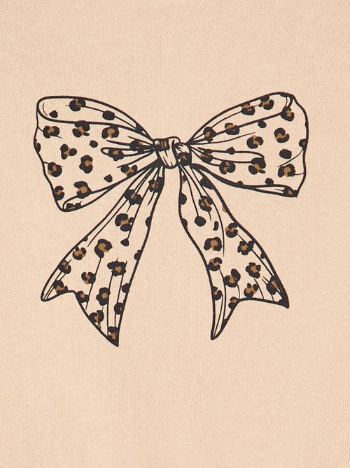 Camisola de moletão estampada - Kiabi