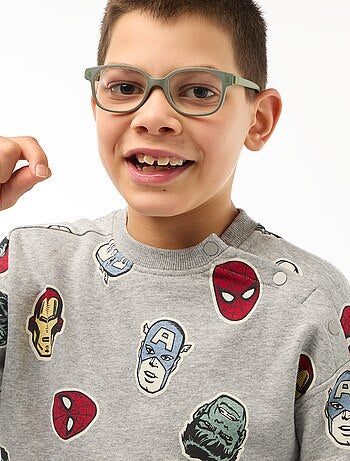 Camisola de moletão estampada 'Spider-Man' - Coleção fácil de vestir