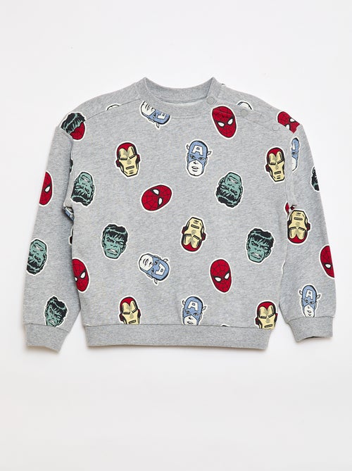 Camisola de moletão estampada 'Spider-Man' - Coleção fácil de vestir - Kiabi