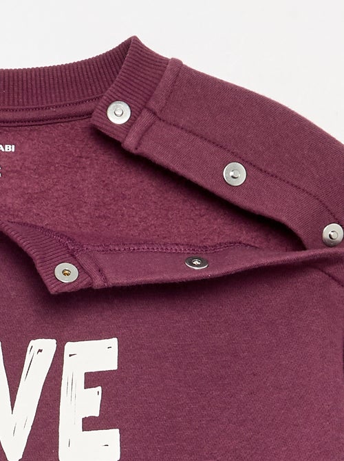 Camisola de moletão quente - coleção fácil de vestir - Kiabi