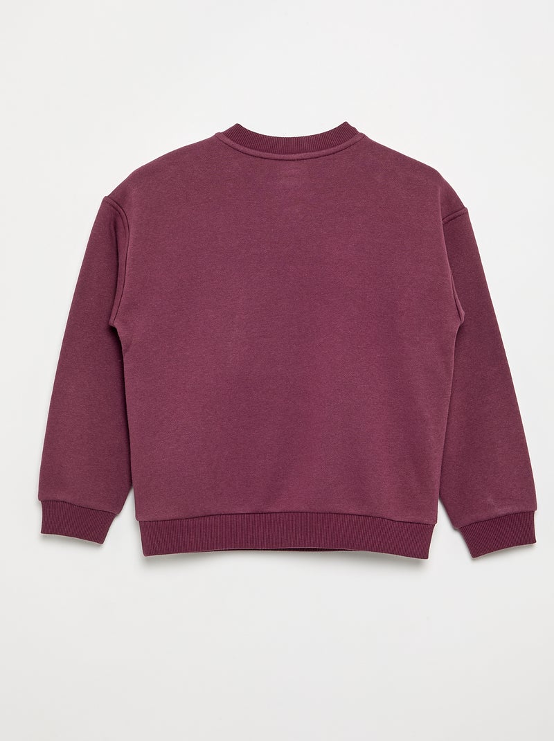 Camisola de moletão quente - coleção fácil de vestir Vermelho - Kiabi