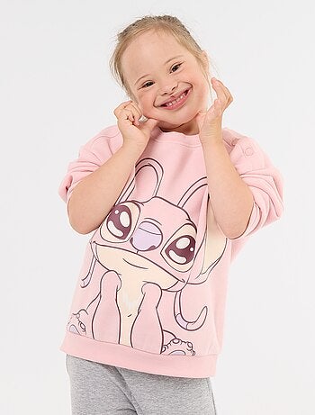 Camisola de moletão 'Stitch' - coleção fácil de vestir