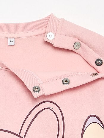 Camisola de moletão 'Stitch' - coleção fácil de vestir