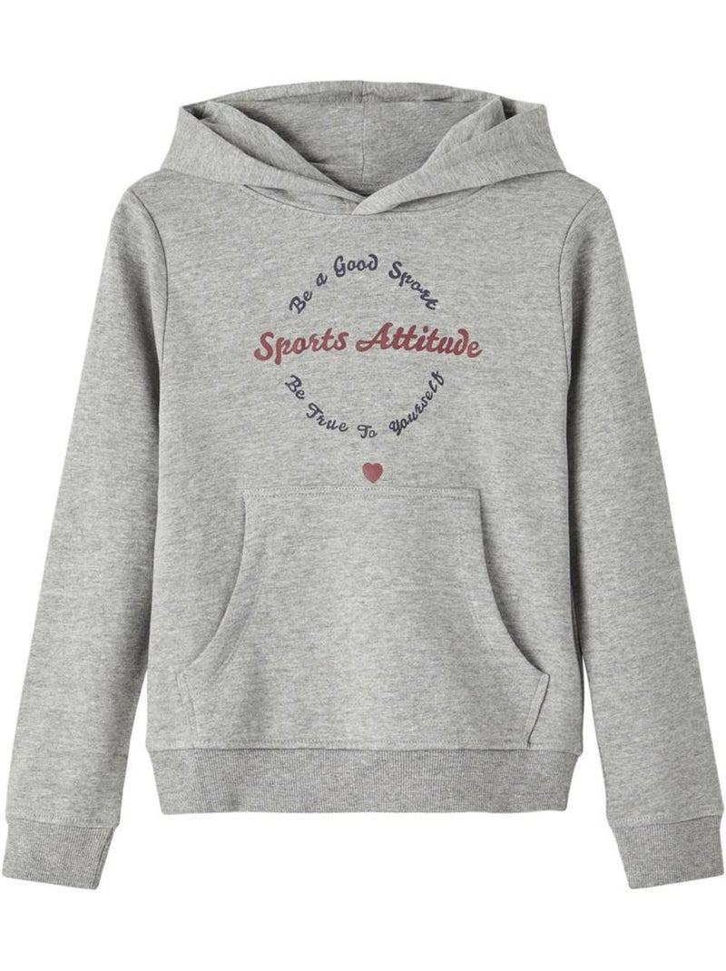 Camisola de Moletom Cinzenta para Menina Name It Fobirte Cinza-prateado - Kiabi