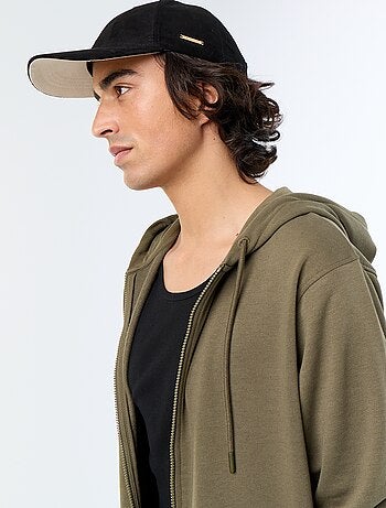 Camisola de moletom com capuz em felpa francesa