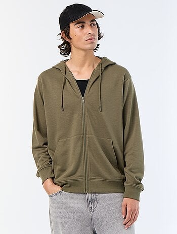 Camisola de moletom com capuz em felpa francesa