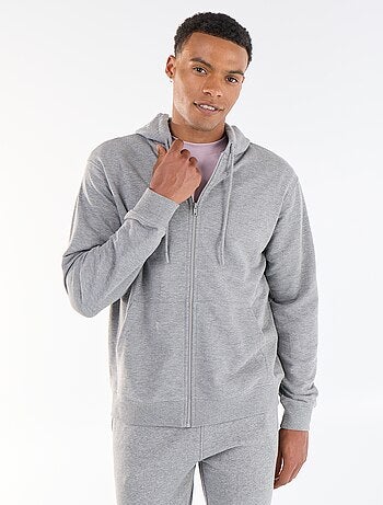 Camisola de moletom com capuz em felpa francesa
