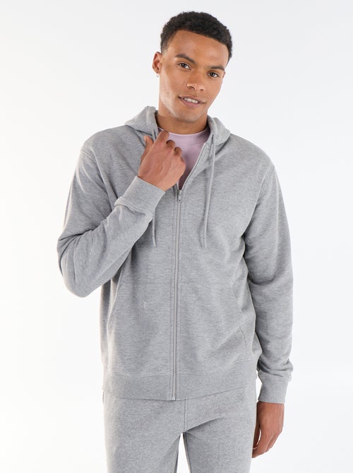 Camisola de moletom com capuz em felpa francesa - Kiabi