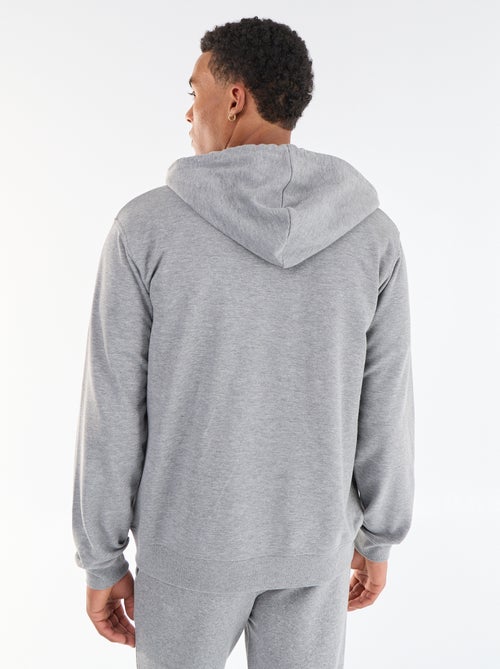 Camisola de moletom com capuz em felpa francesa - Kiabi