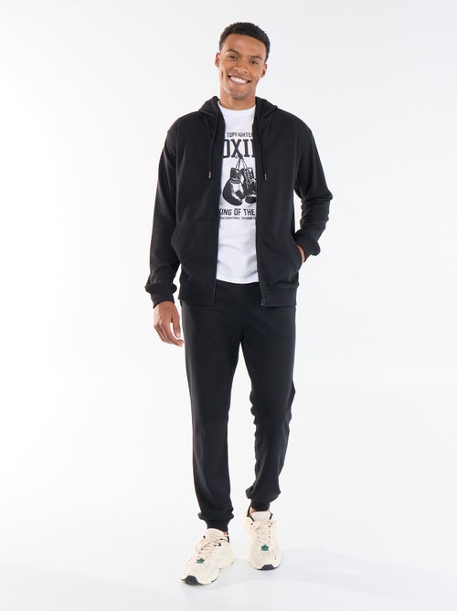 Camisola de moletom com capuz em felpa francesa - Kiabi