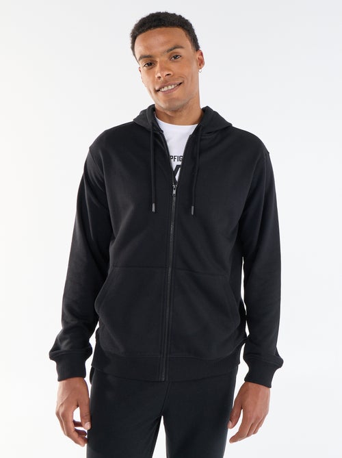 Camisola de moletom com capuz em felpa francesa - Kiabi