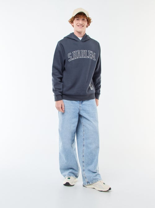 Camisola de Moletom com Estampa - Kiabi