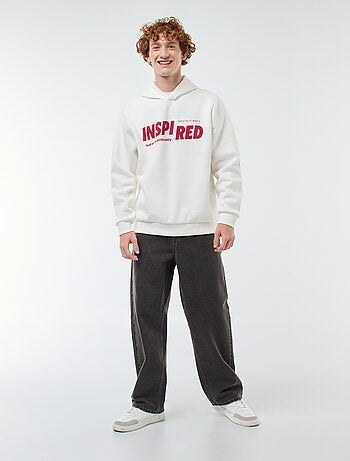 Sweat em moletom com estampado