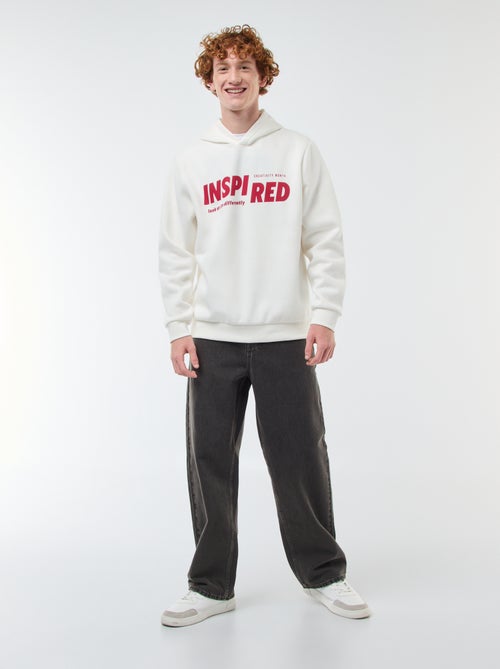 Camisola de Moletom com Estampado - Kiabi