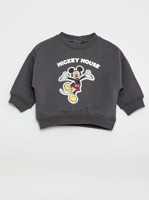 Camisola de Moletom Estampada 'Mickey' - Kiabi