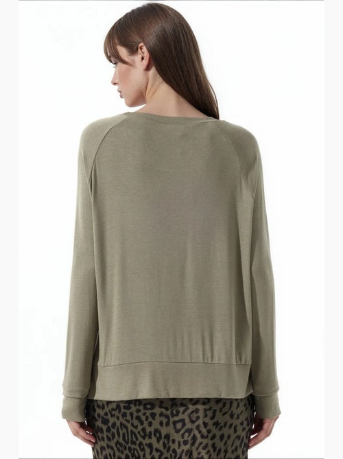 Camisola de mulher em mistura de viscose busem - Kiabi Camisola de mulher em mistura de viscose busem - Kiabi