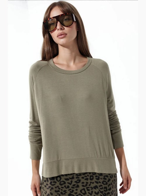 Camisola de mulher em mistura de viscose busem - Kiabi Camisola de mulher em mistura de viscose busem - Kiabi