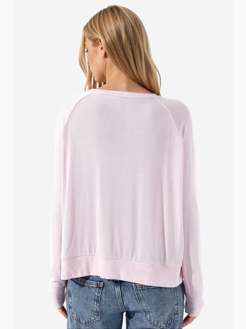 Camisola de mulher em mistura de viscose busem Rosa-claro - Kiabi