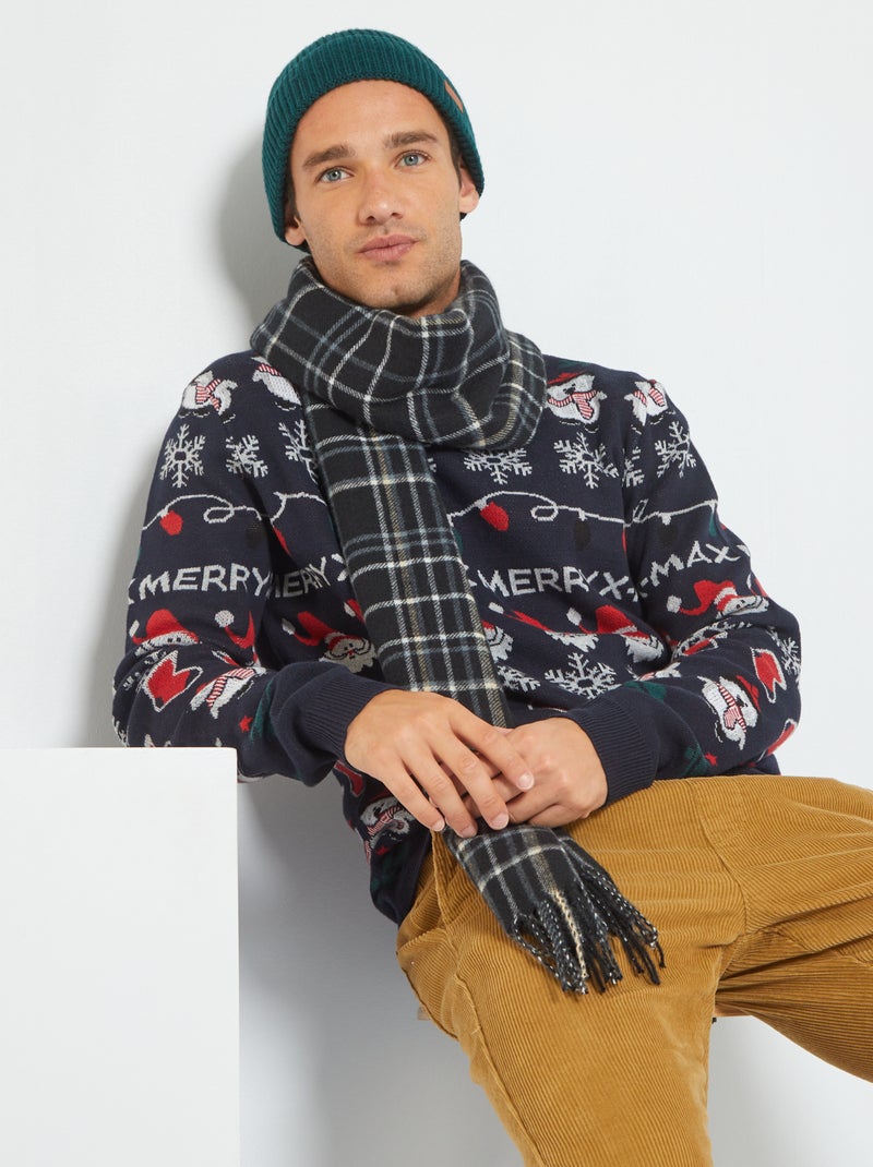 Camisola de Natal Azul Marinho - Kiabi