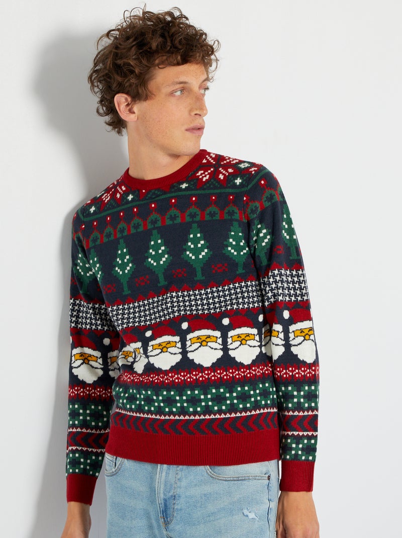 Camisola de Natal AZUL - Kiabi