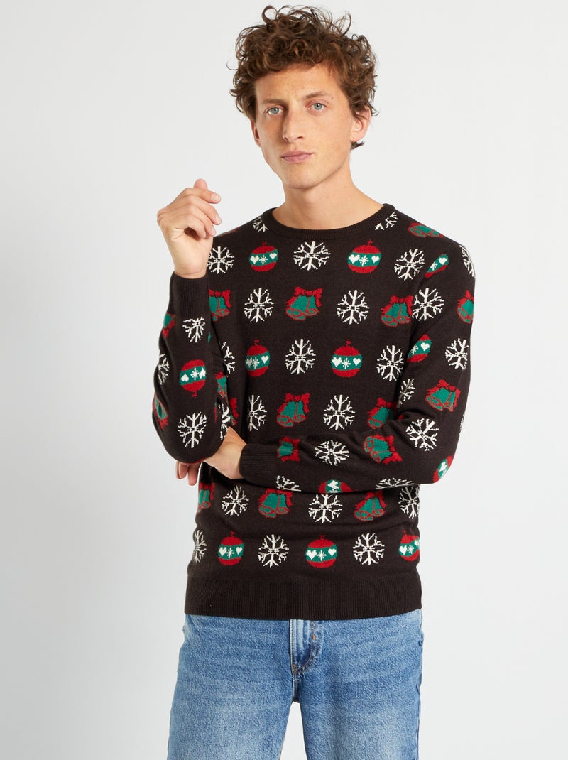Camisola de Natal AZUL - Kiabi