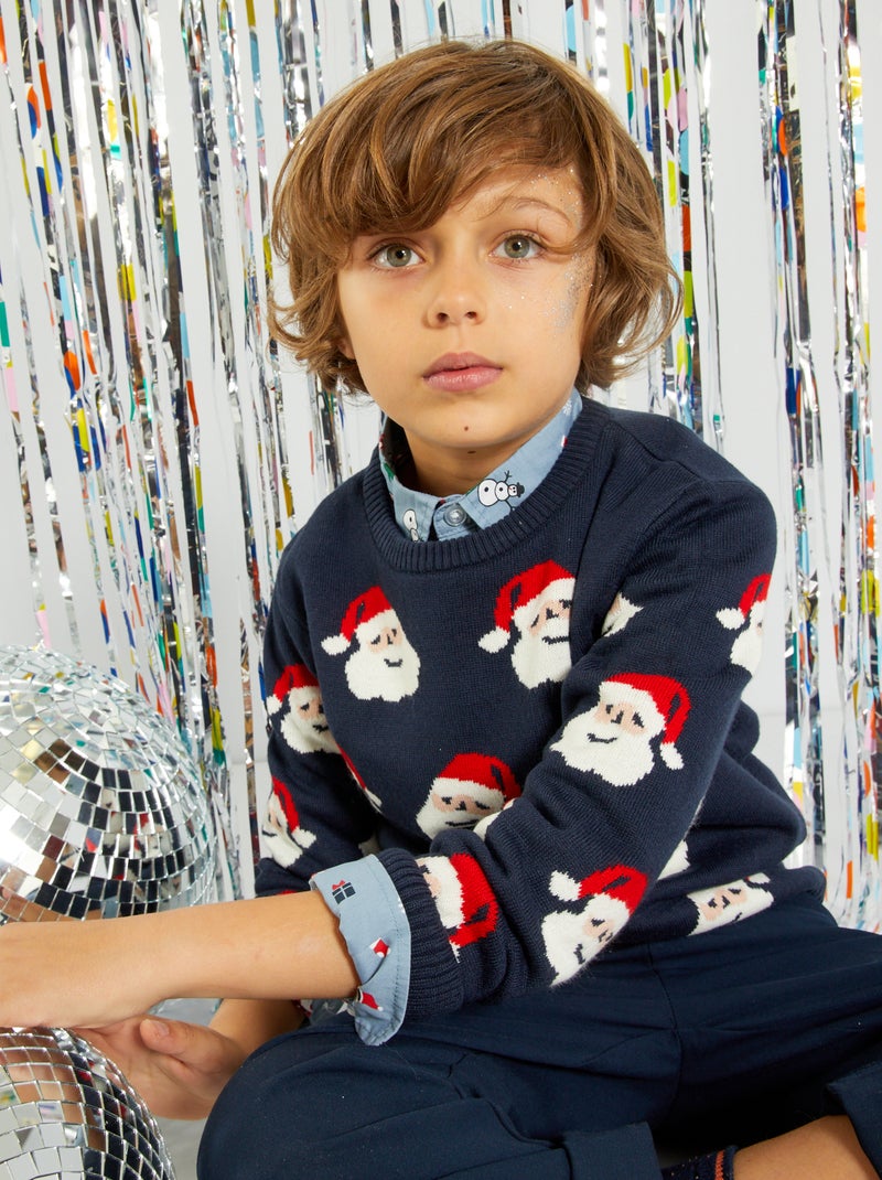 Camisola de Natal AZUL - Kiabi
