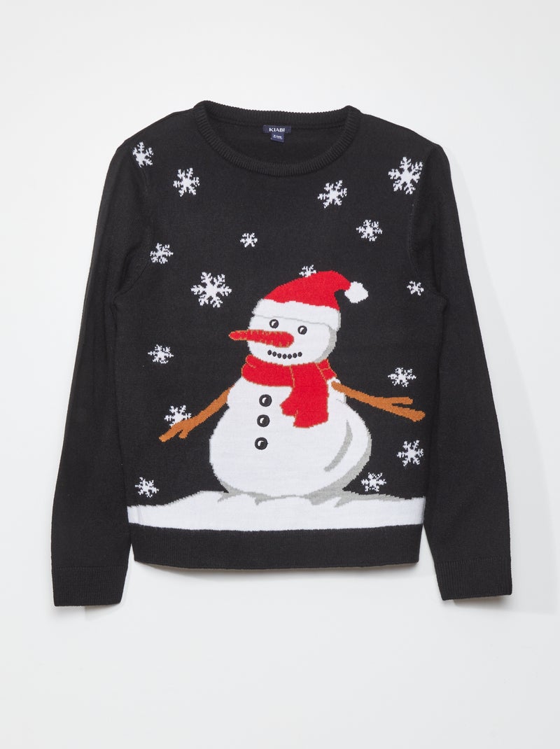 Camisola de Natal 'boneco de neve' AZUL - Kiabi