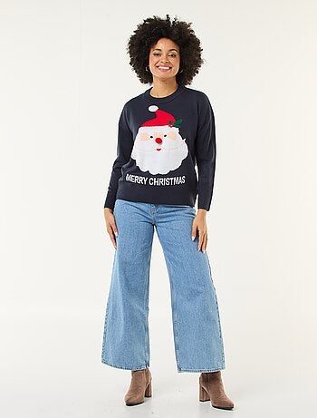 Camisola de Natal com estampado