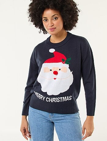 Camisola de Natal com estampado