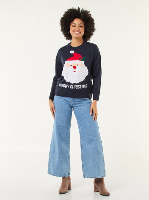 Camisola de Natal com estampado - Kiabi