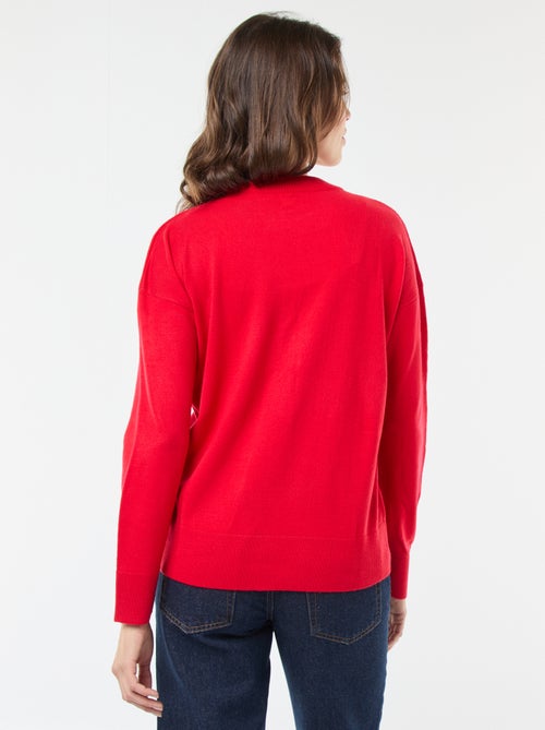 Camisola de Natal com estampado de árvore de Natal - Kiabi