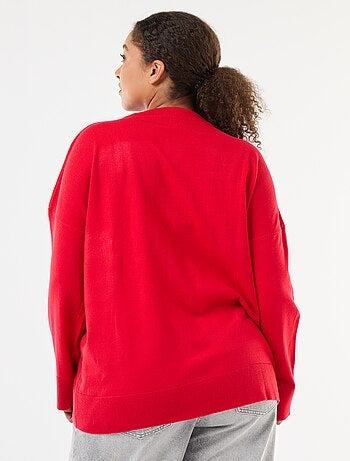 Camisola de Natal com estampado de árvore de Natal