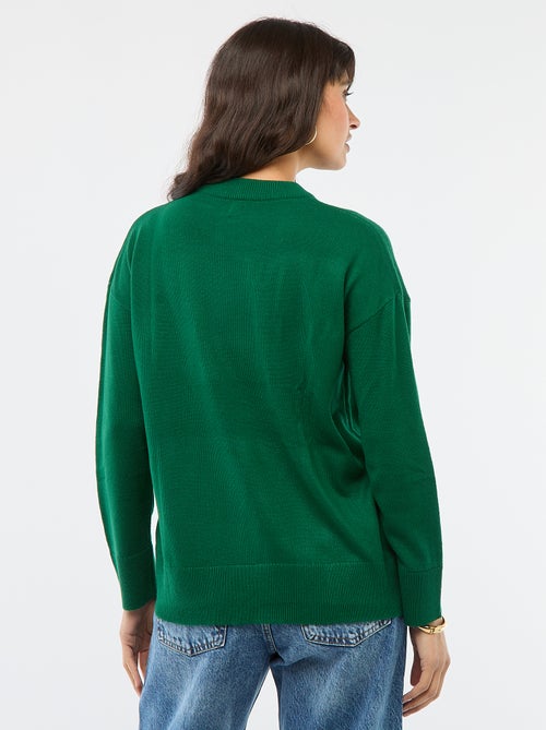 Camisola de Natal com estampado de cão - Kiabi