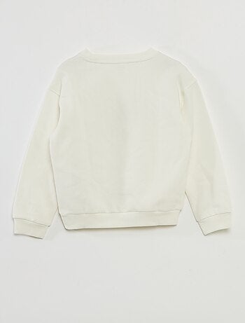 Camisola de Natal com estampado em algodão