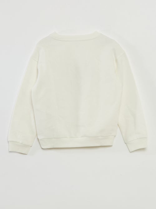 Camisola de Natal com estampado em algodão - Kiabi