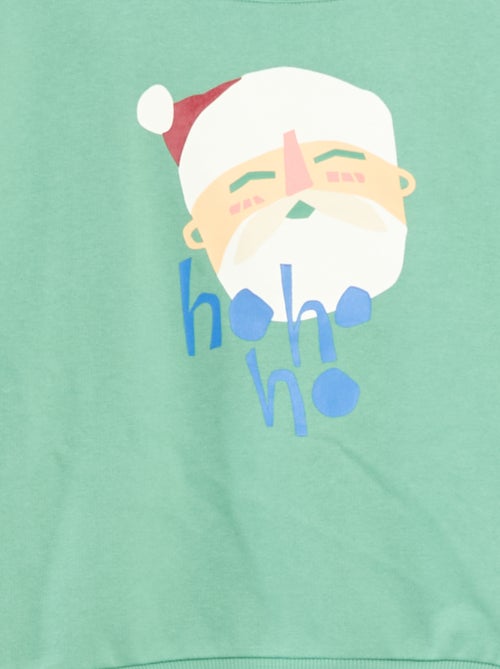 Camisola de Natal com estampado em algodão - Kiabi