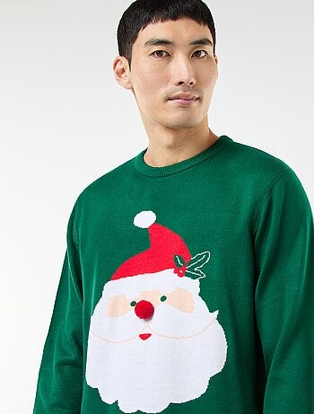 Camisola de Natal com estampado