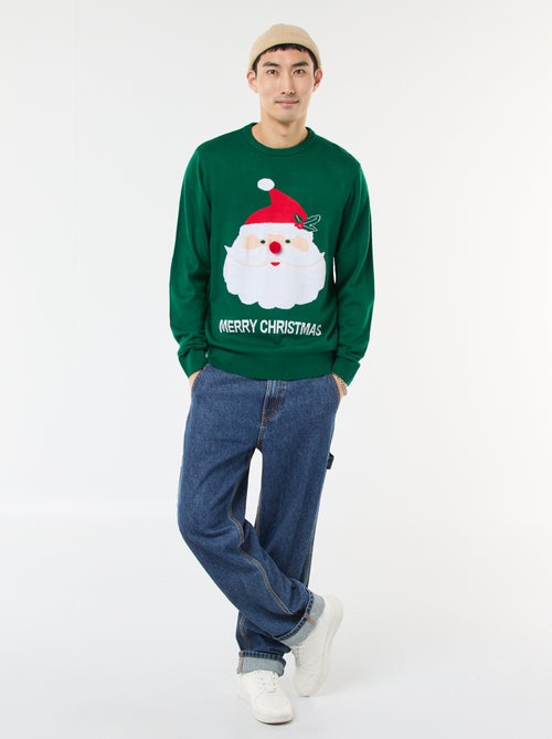 Camisola de Natal com estampado - Kiabi