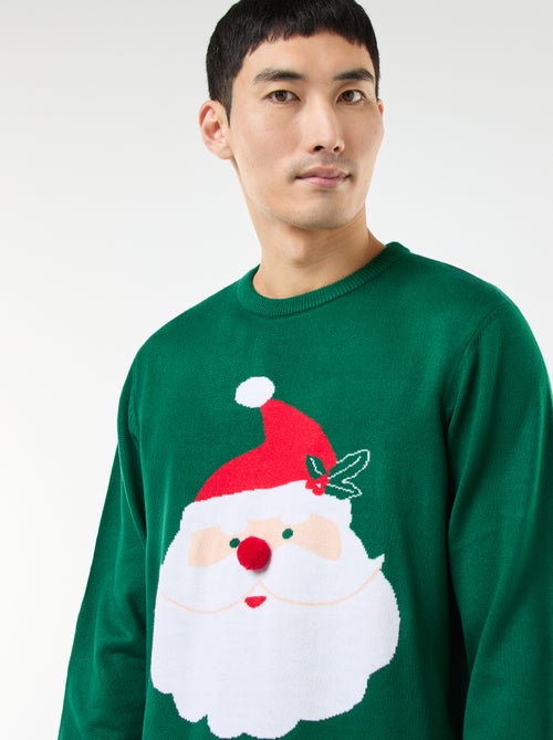 Camisola de Natal com estampado - Kiabi