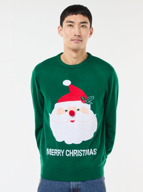 Camisola de Natal com estampado - Kiabi