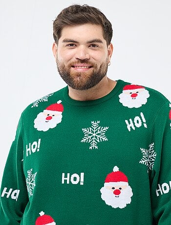 Camisola de Natal com estampado