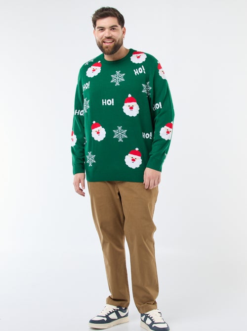 Camisola de Natal com estampado - Kiabi